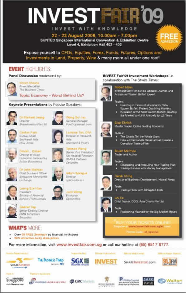 Invest Fair 09 :: Living In Singapore Today