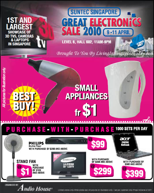 Great Electronics Sale 2010 By Audio House :: Living In Singapore ...