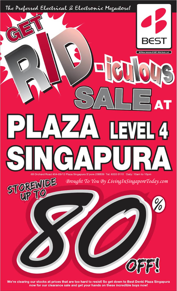 Best Denki Plaza Singapura Storewide Sale 2010 :: Living In Singapore ...