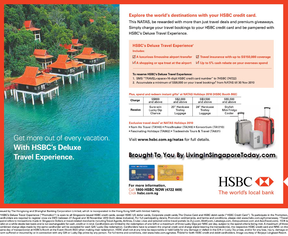 HSBC Credit Card Free Gifts At NATAS Holidays 2010 :: Living In ...