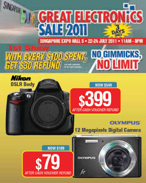 Great Electronics Sale 2011 :: Living In Singapore Today